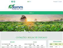 Tablet Screenshot of bomm.com.br